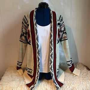 Southwest print sweater, medium, like new!